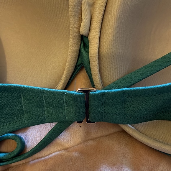 Sage Green Bikini Top 34DD - Picture 4 of 4